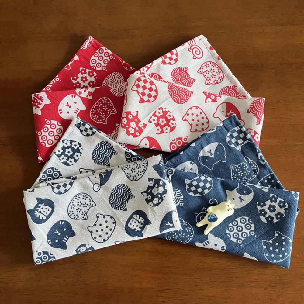 Furoshiki Wrap Cloth - Çok Boyutlu Japon Furoshiki Mendili Bento