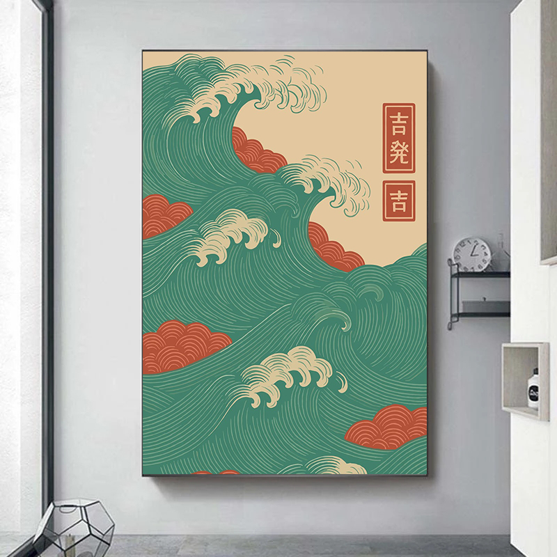Minimalizm Japon Dalga Posterl - Japanese Minimalism Lifestyle incelemesi ve fiyatı
