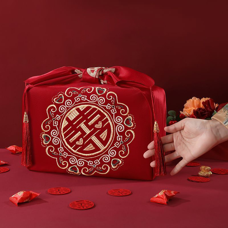 Çin Tarzı Kırmızı Mendil Furos - Furoshiki Wrap Cloth incelemesi ve fiyatı