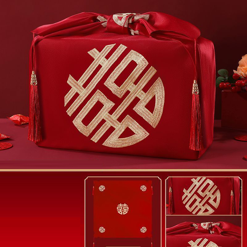 Çin Tarzı Kırmızı Mendil Furos - Furoshiki Wrap Cloth incelemesi ve fiyatı