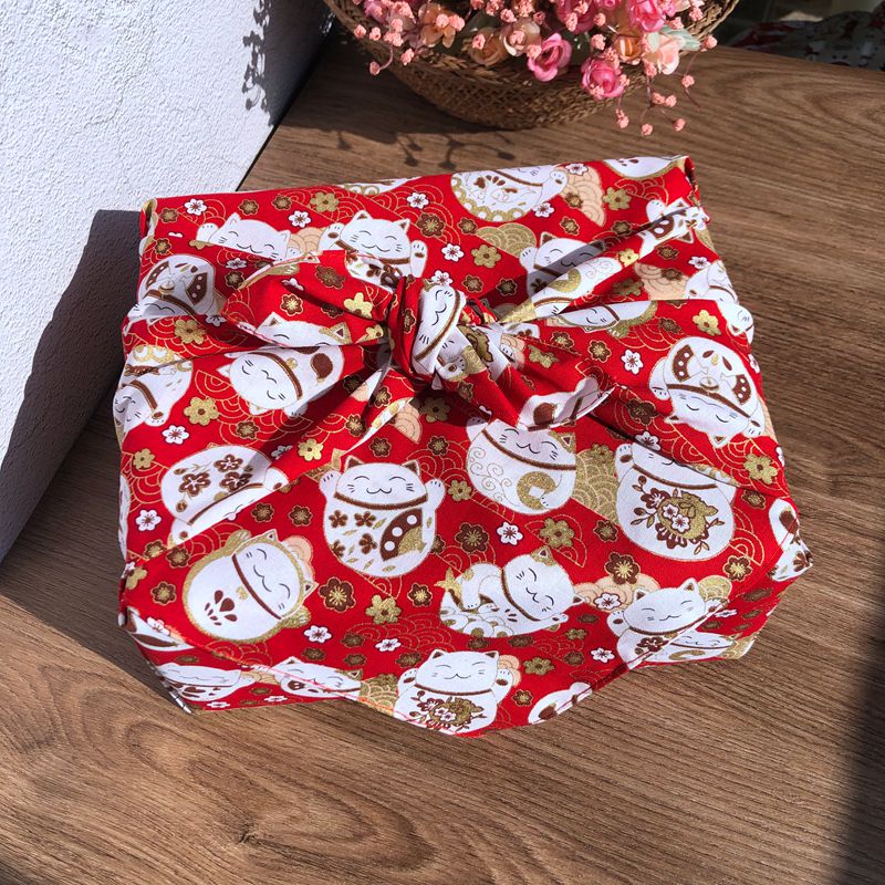 Furoshiki geleneksel japon Wra - Furoshiki Wrap Cloth incelemesi ve fiyatı